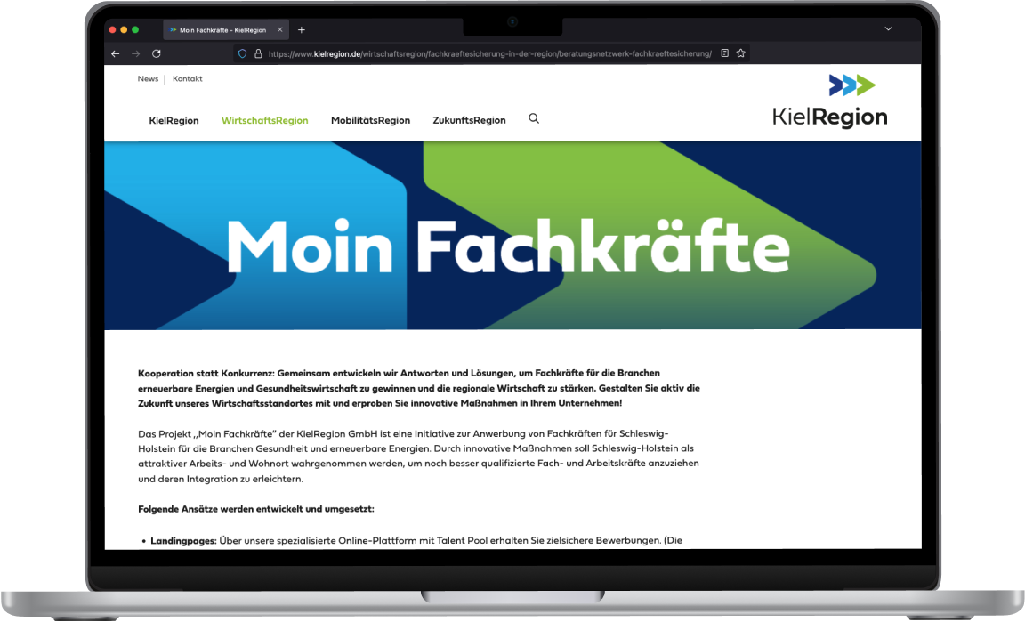 Das Projekt Moin Fachkräfte